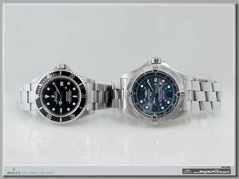 sea dweller 4000 vs breitling superocean|Breitling watches vs Superocean.